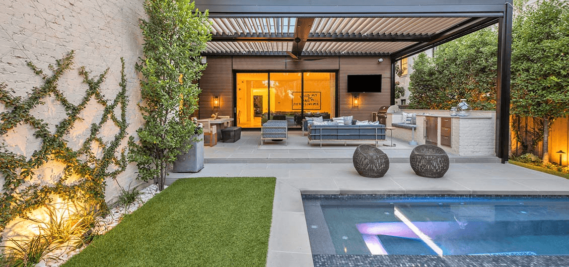 Financial district skyscrapers